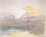 Joseph Mallord William Turner Landscape oil painting on canvas